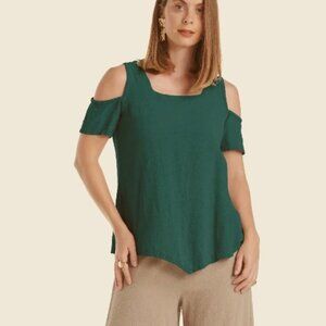 - Oh my Gauze Dana top cold shoulder size 1 (S-M)  NEW!!